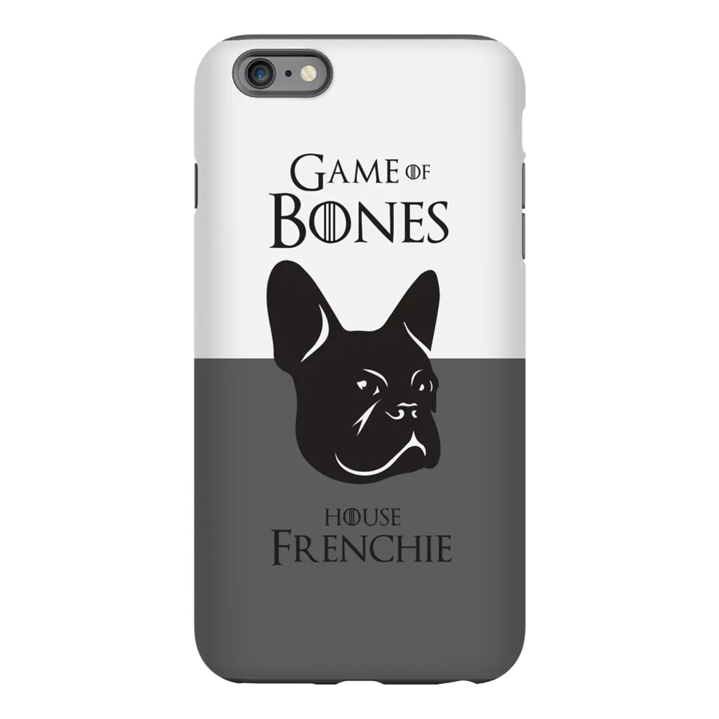 Game of Bones: House Frenchie iPhone Cases (grey - various sizes)