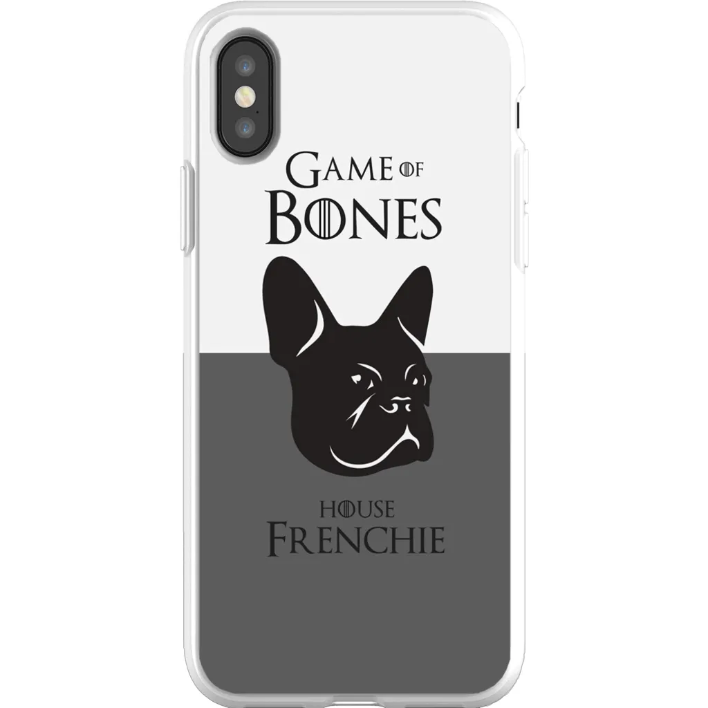 Game of Bones: House Frenchie iPhone Cases (grey - various sizes)