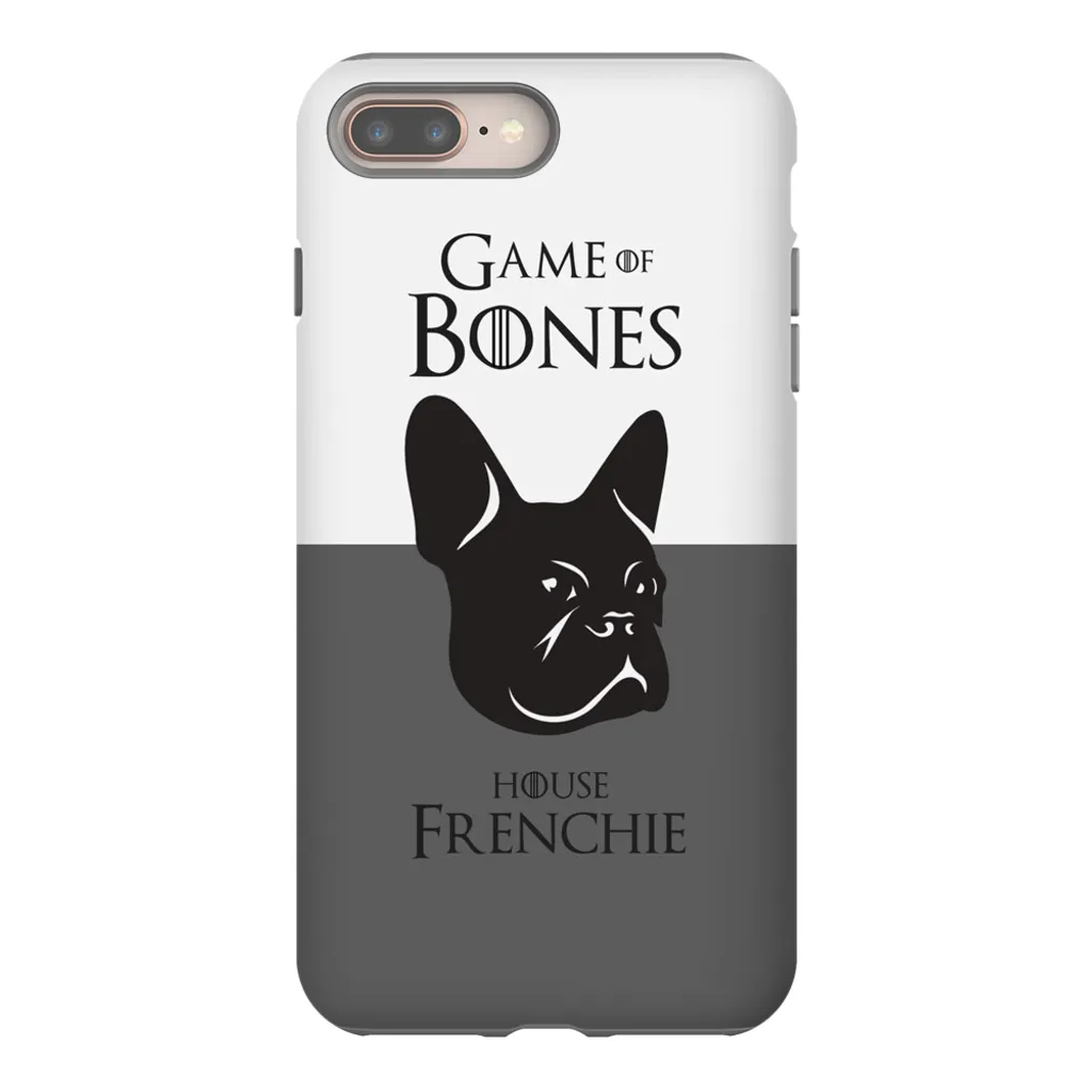 Game of Bones: House Frenchie iPhone Cases (grey - various sizes)