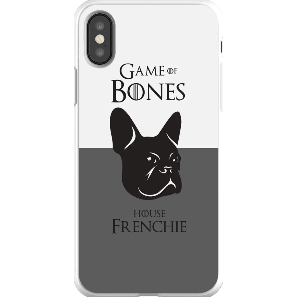 Game of Bones: House Frenchie iPhone Cases (grey - various sizes)