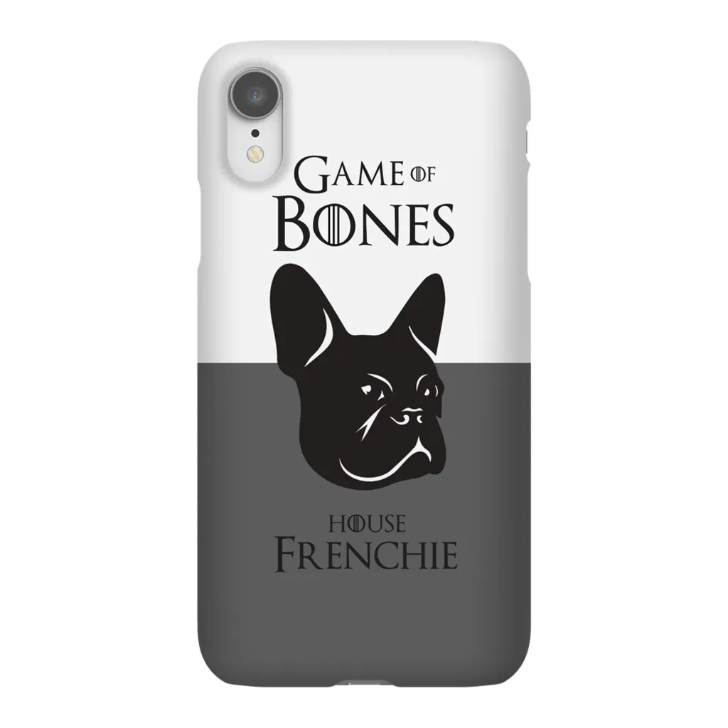 Game of Bones: House Frenchie iPhone Cases (grey - various sizes)