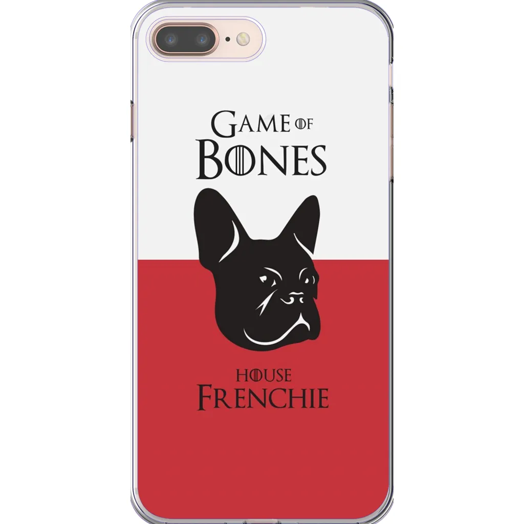 Game of Bones: House Frenchie iPhone Cases (red - various sizes)