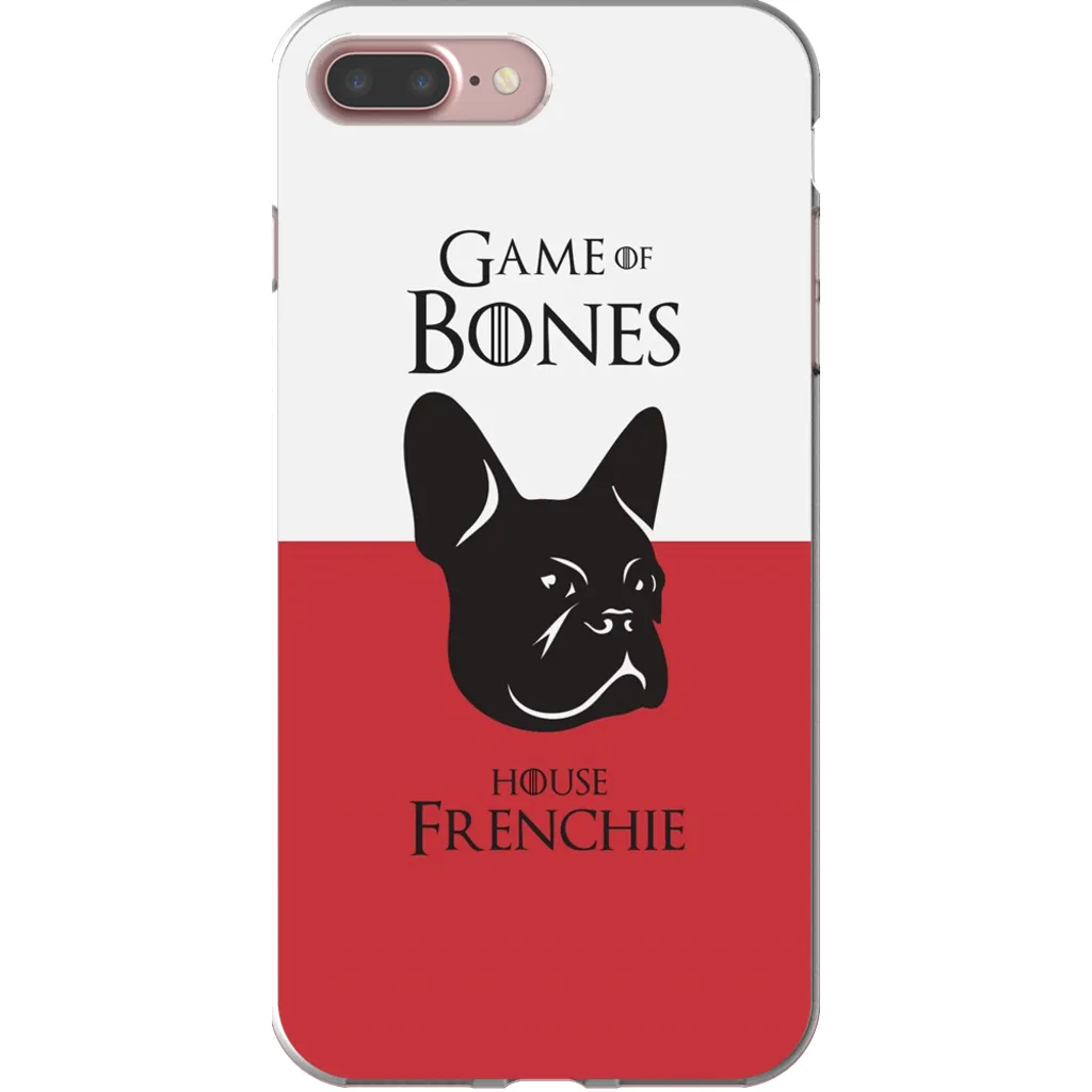 Game of Bones: House Frenchie iPhone Cases (red - various sizes)