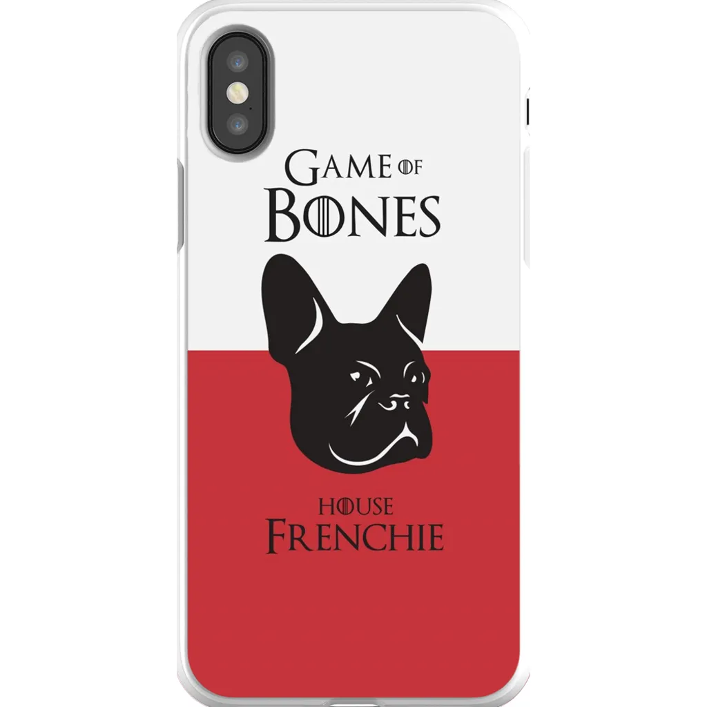 Game of Bones: House Frenchie iPhone Cases (red - various sizes)