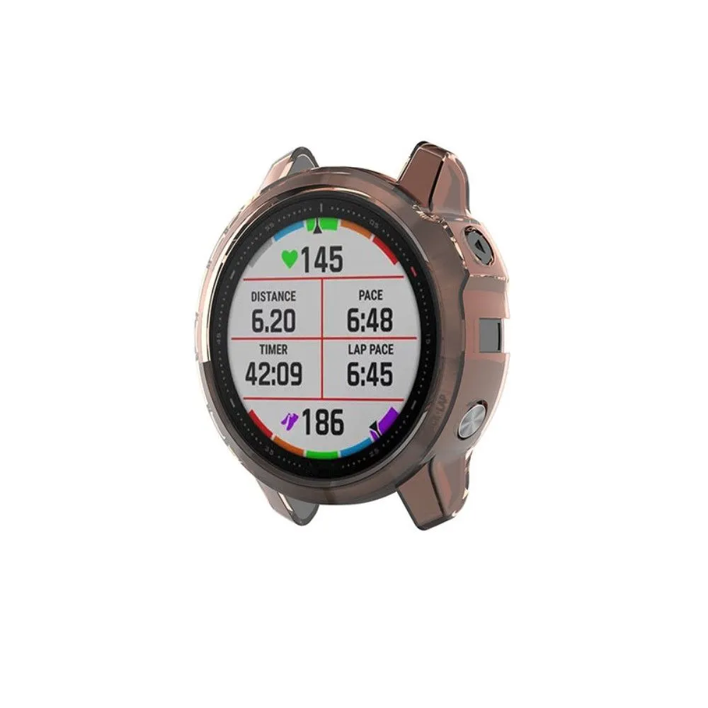 Garmin Fenix 6S / 6S Pro transparent cover - Pink