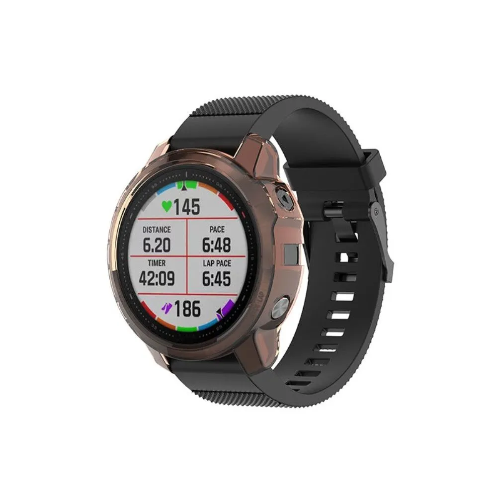 Garmin Fenix 6S / 6S Pro transparent cover - Pink