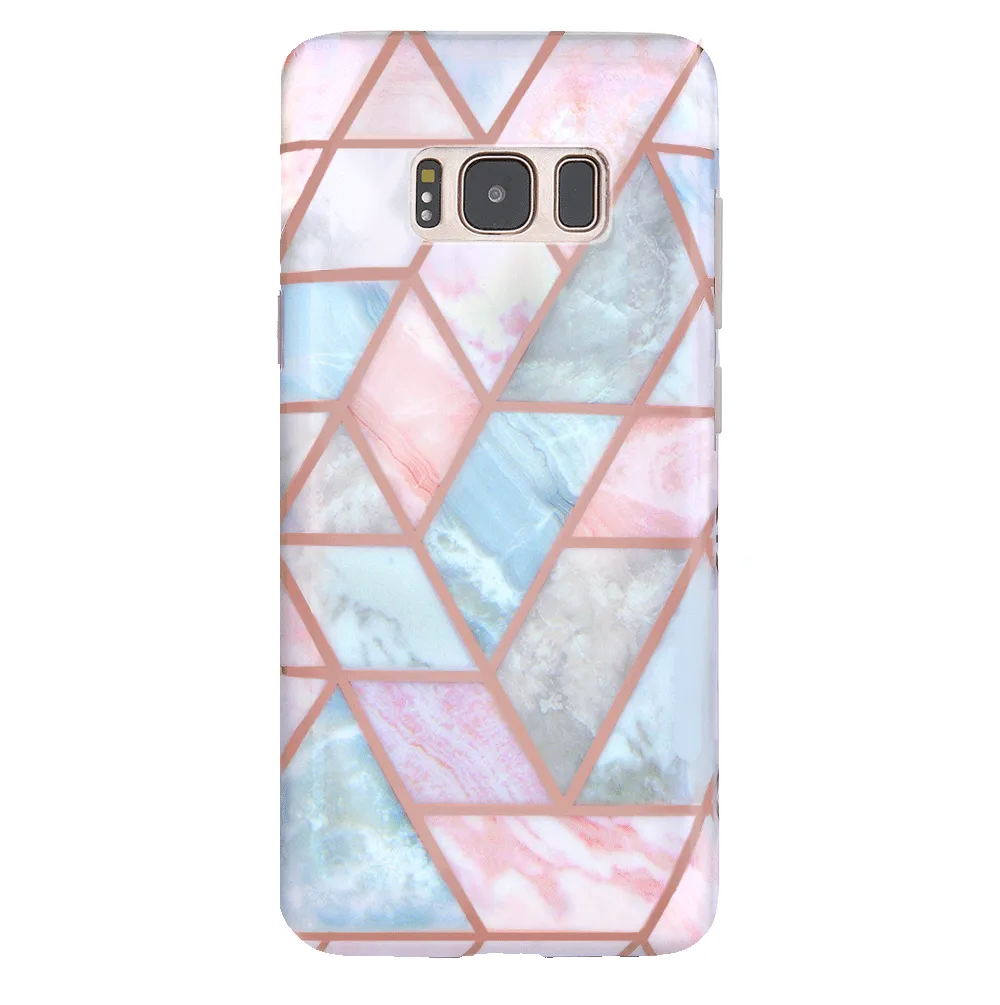 Geometric Marble Samsung Case