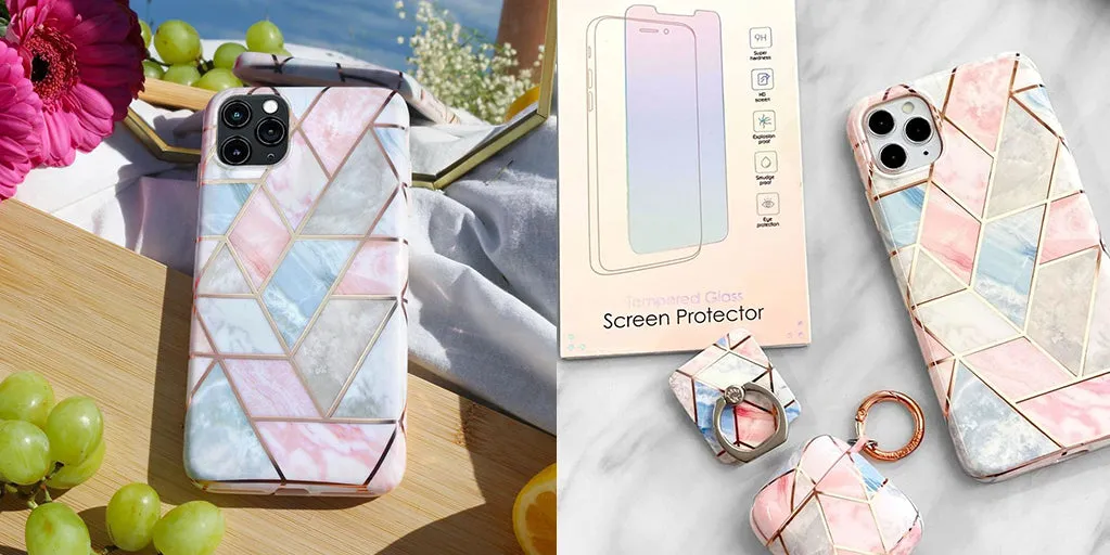 Geometric Marble Samsung Case