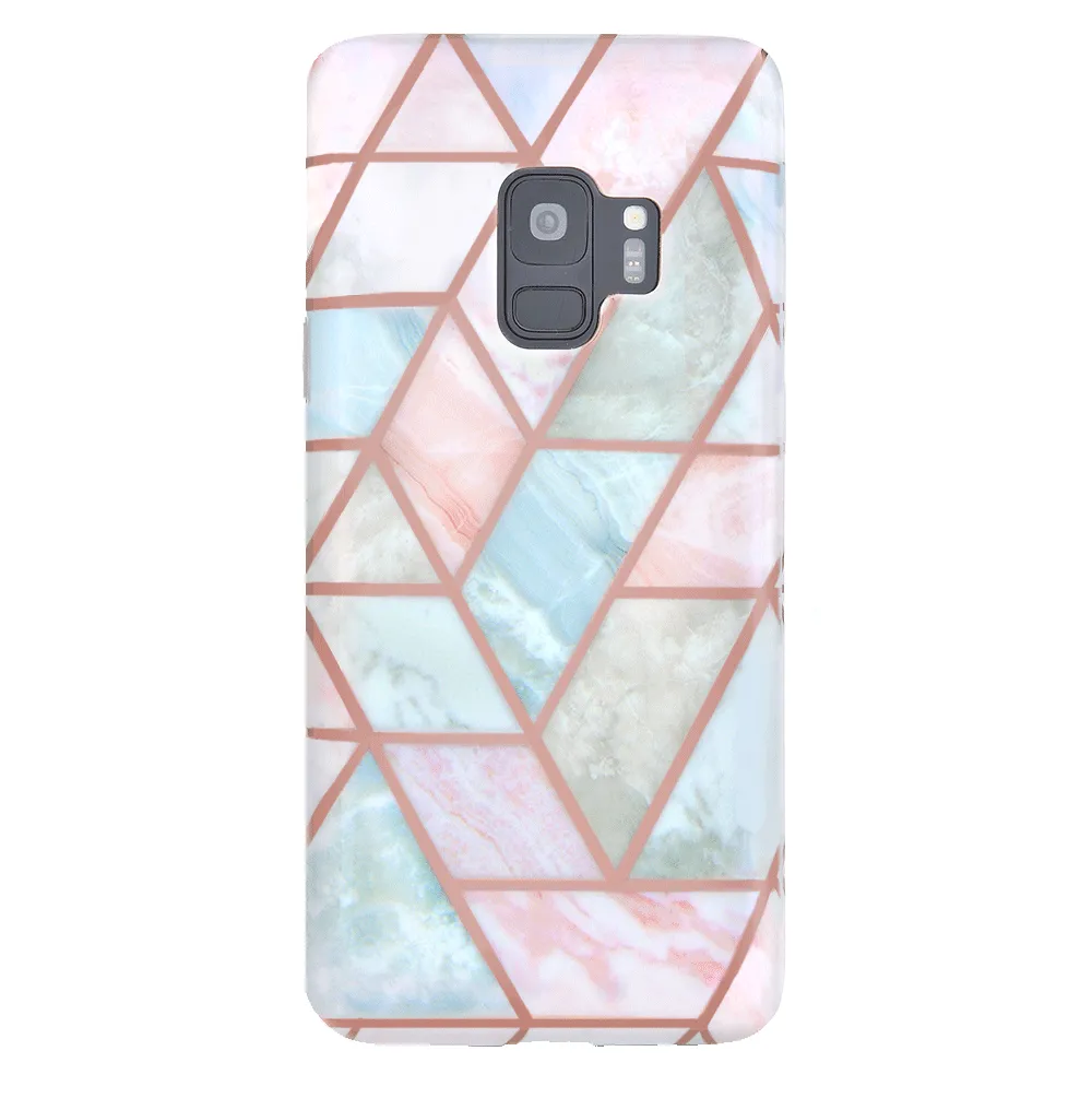 Geometric Marble Samsung Case