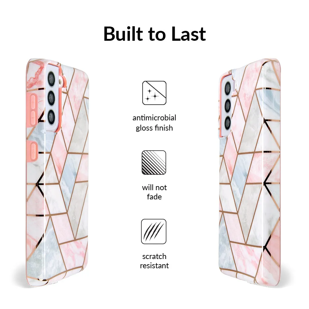 Geometric Marble Samsung Case