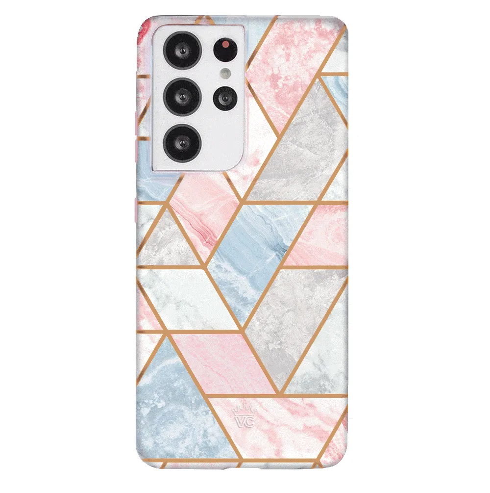 Geometric Marble Samsung Case