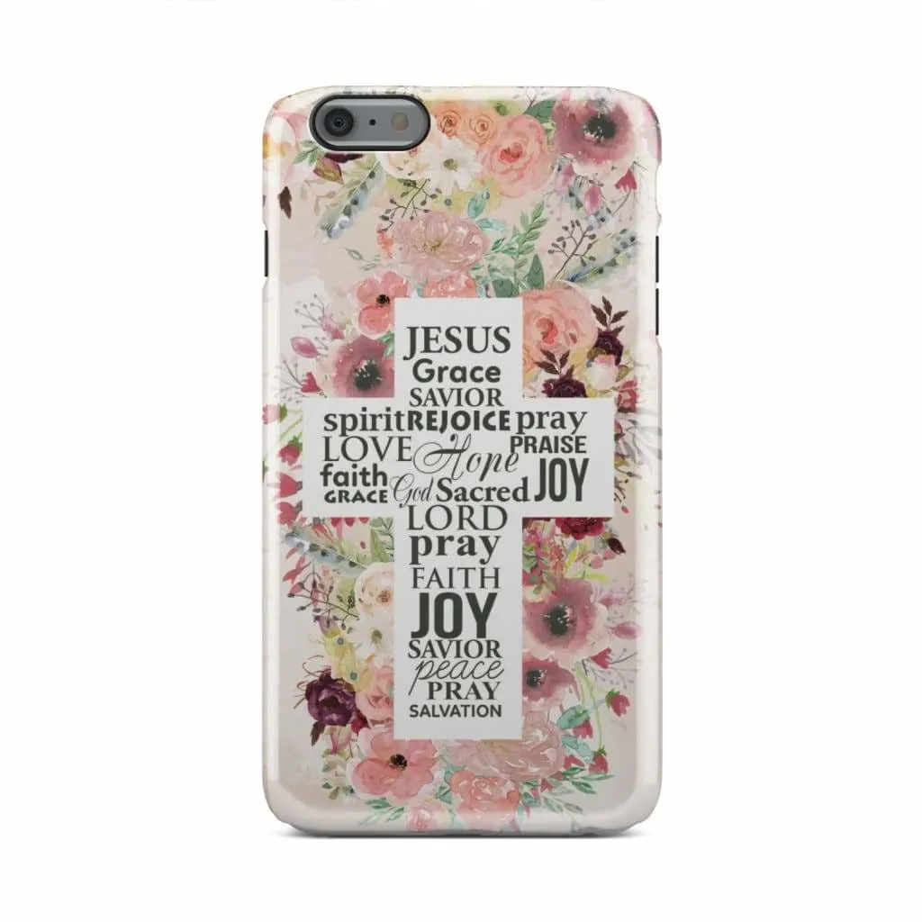 God Lord Jesus Savior Phone Case - Christian Phone Cases - Religious Phone Case