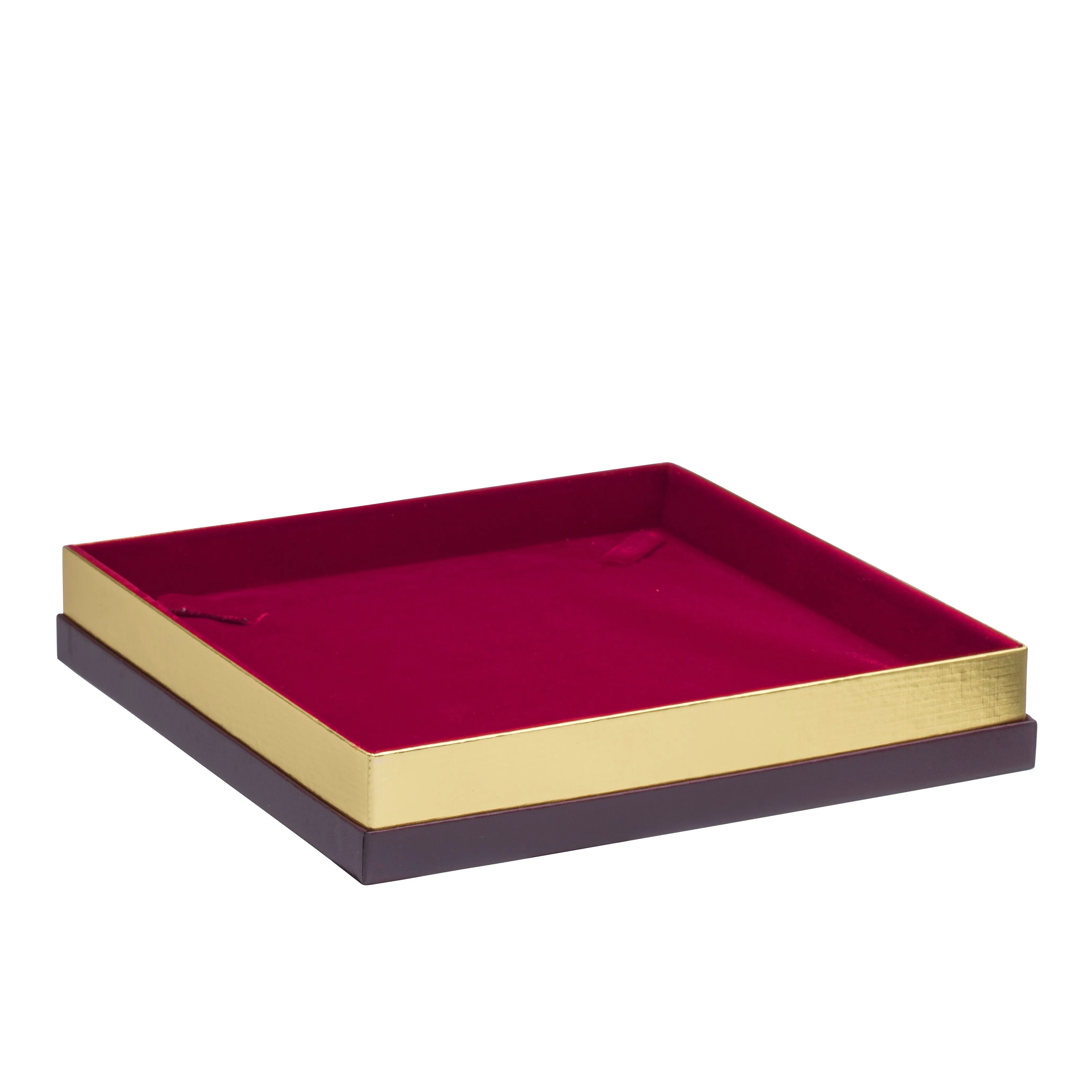 Gold Accented Cardboard Necklace Box, Legacy Collection