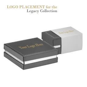 Gold Accented Cardboard Necklace Box, Legacy Collection