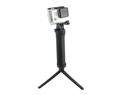 GoPro 3 Way Adjustable Extension Arm Hand Grip Tripod for Hero Camera