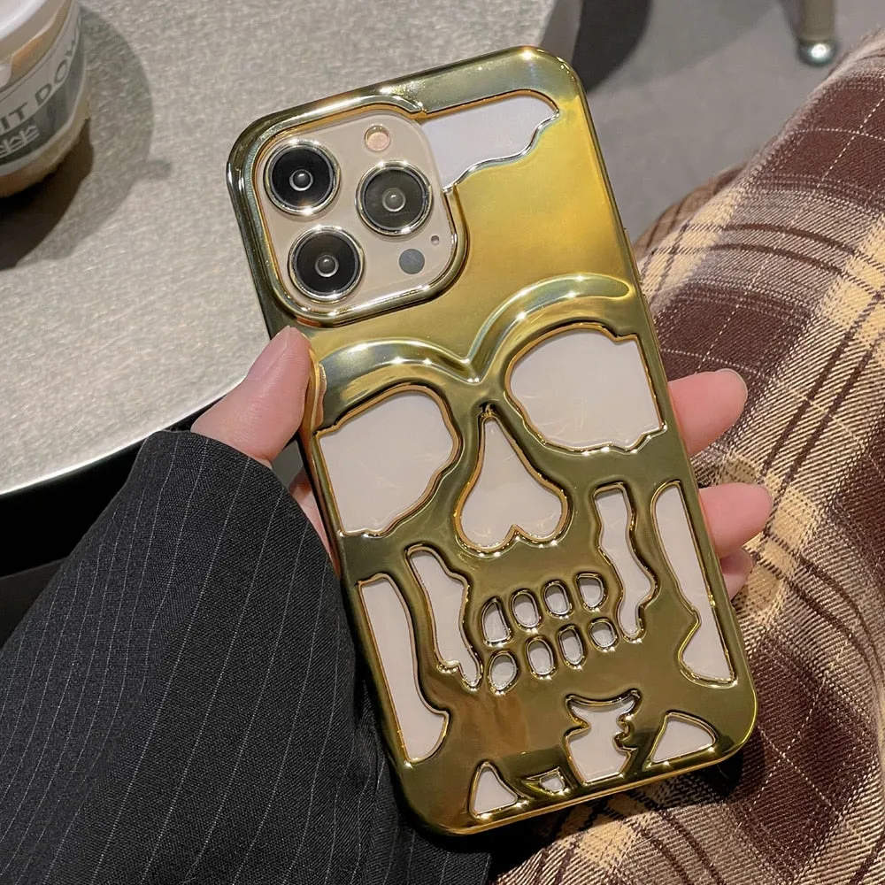 Gothic Midnight Skull Phone Case