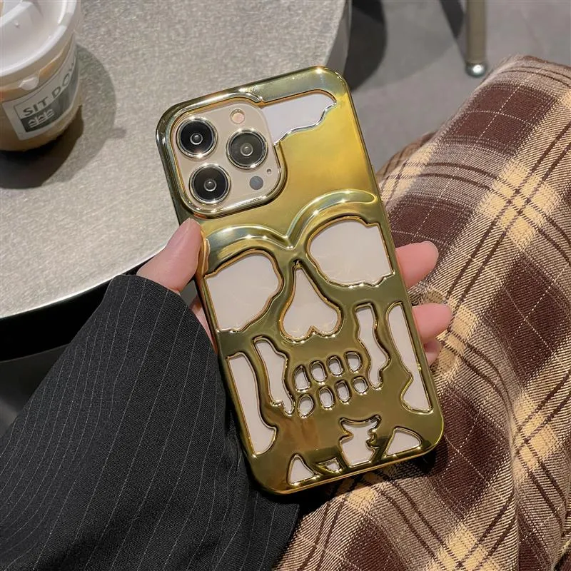 Gothic Midnight Skull Phone Case