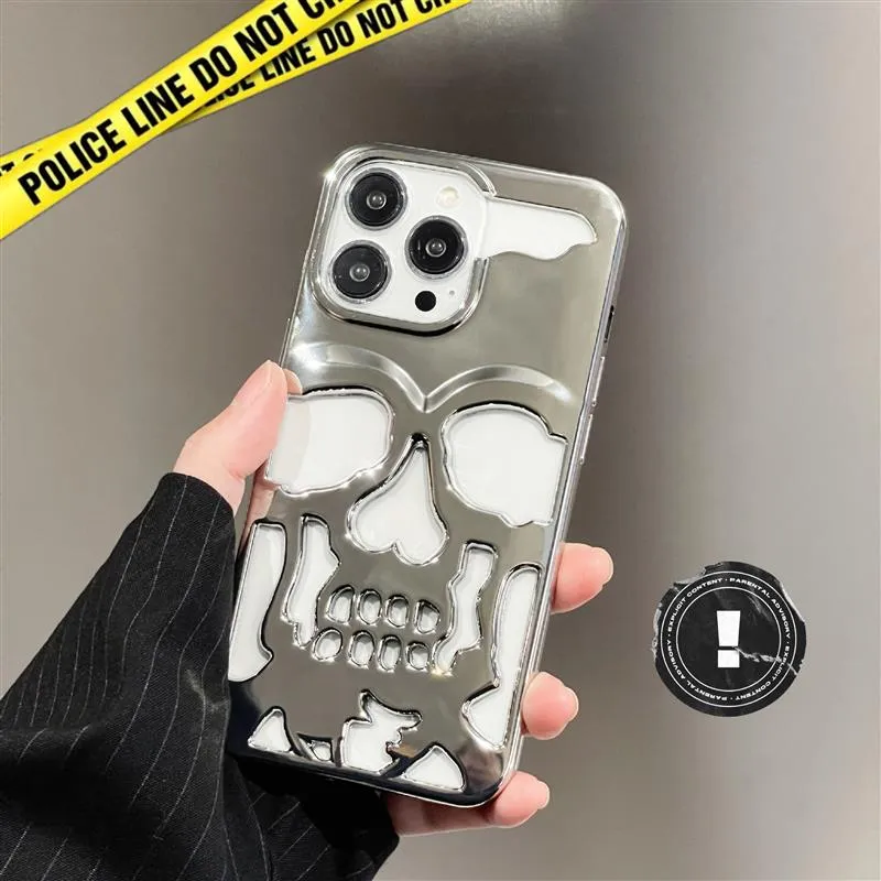 Gothic Midnight Skull Phone Case