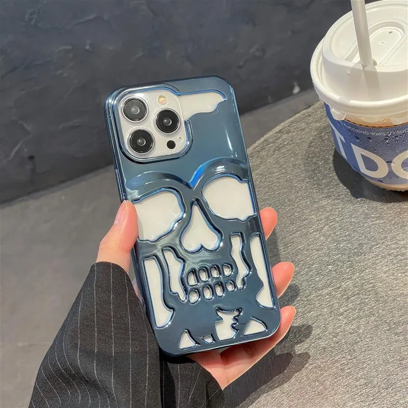 Gothic Midnight Skull Phone Case