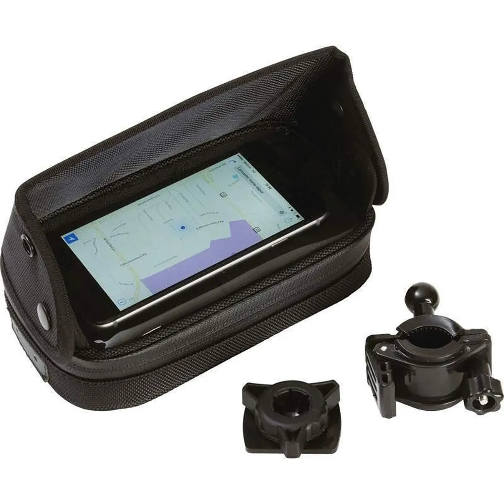 GPS Motorcycle Map Bike Handlebar Mount Case Waterproof Cell Phone Holder