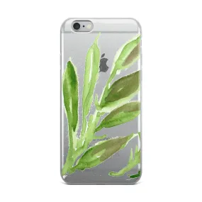 Green Foliage iPhone Case, iPhone X | XS | XR | XS Max | 8 | 8  | 7| 7  Phone Case-Printed in USA/EU