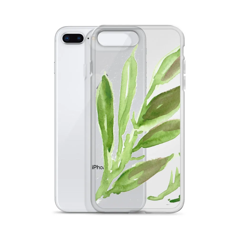 Green Foliage iPhone Case, iPhone X | XS | XR | XS Max | 8 | 8  | 7| 7  Phone Case-Printed in USA/EU