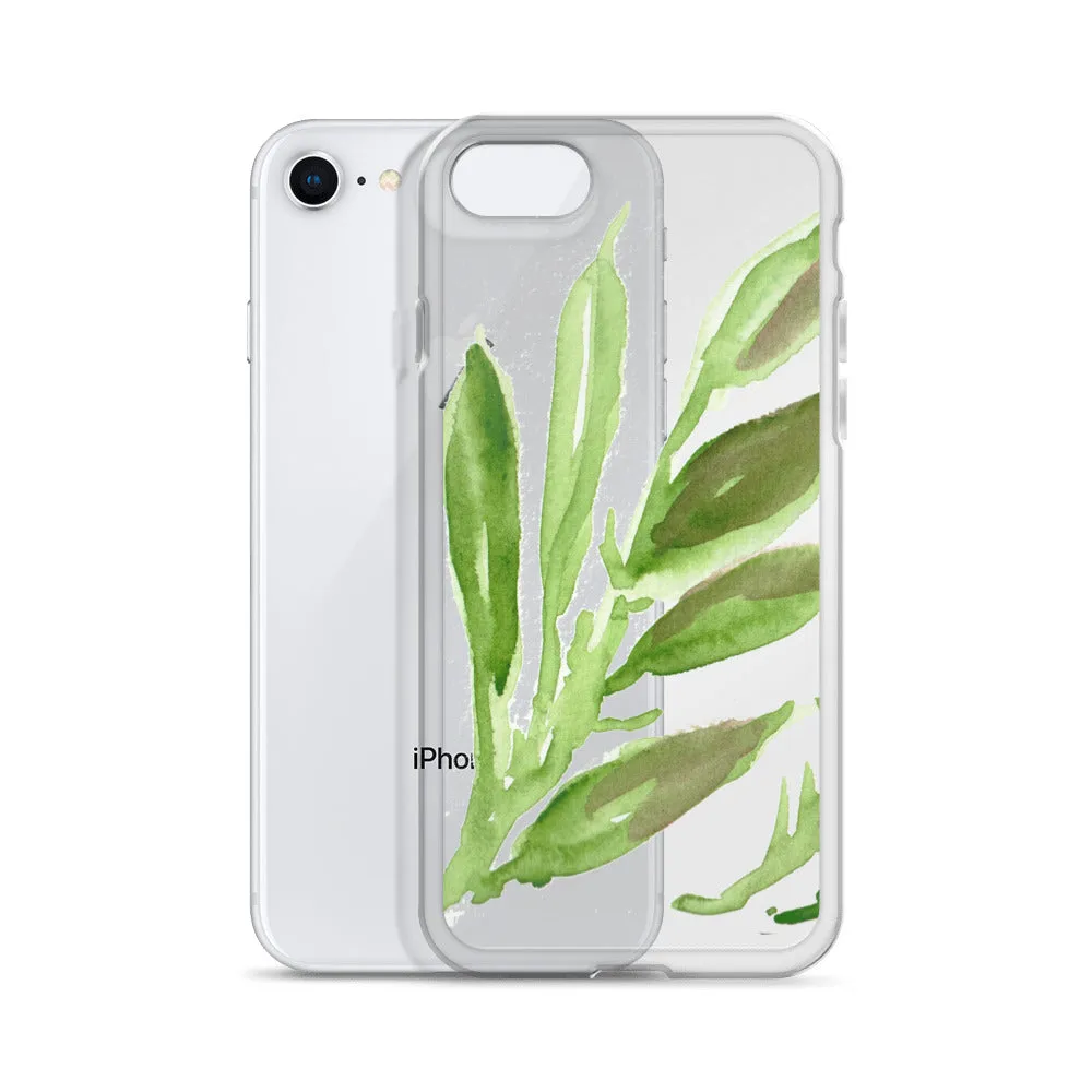 Green Foliage iPhone Case, iPhone X | XS | XR | XS Max | 8 | 8  | 7| 7  Phone Case-Printed in USA/EU