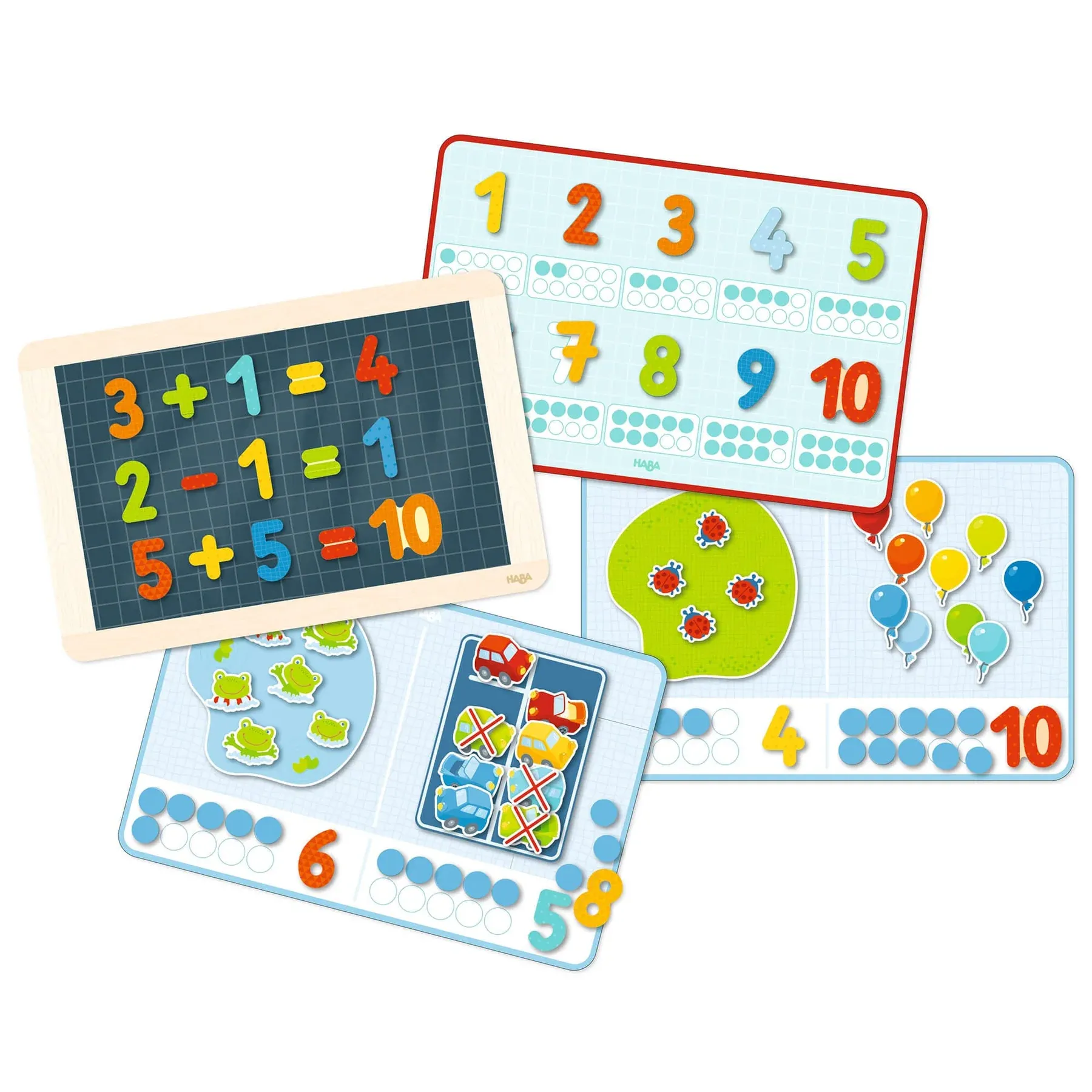 Haba 1, 2 Numbers & You Magnetic 158 Piece Game Box