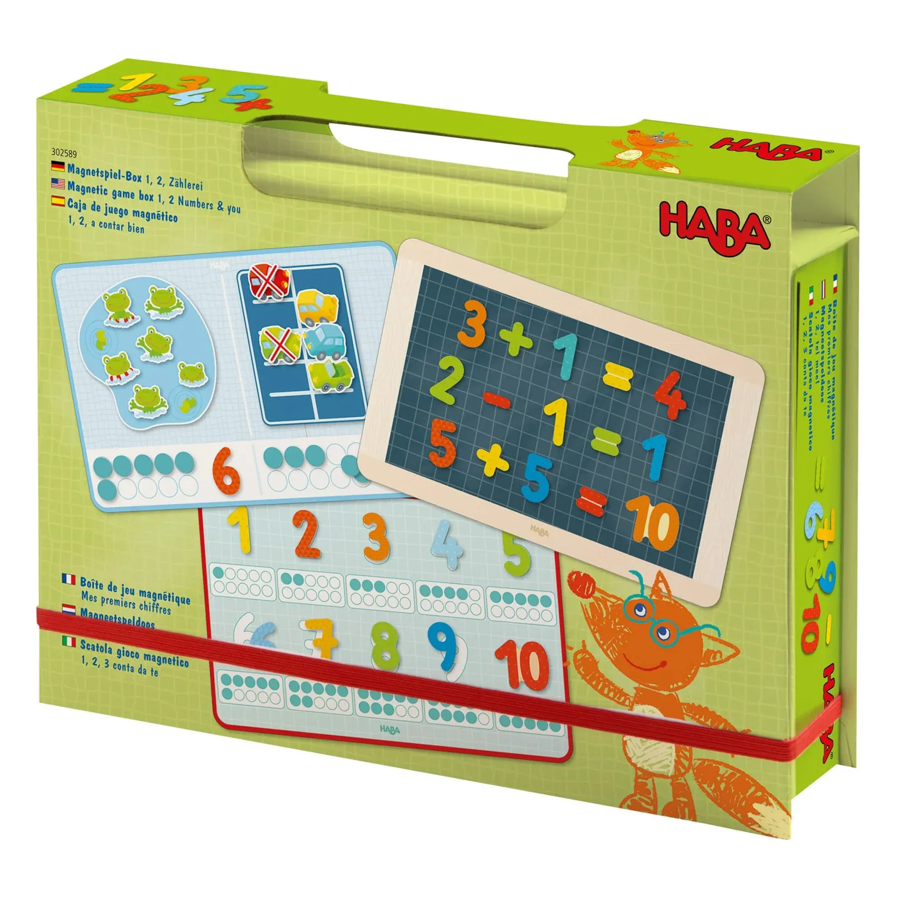 Haba 1, 2 Numbers & You Magnetic 158 Piece Game Box