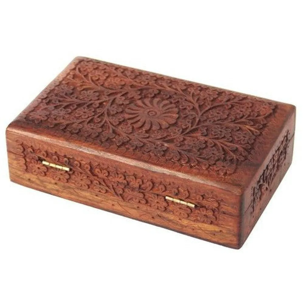 Handmade Wooden Jewellery Box for Women Wood Jewel Organizer