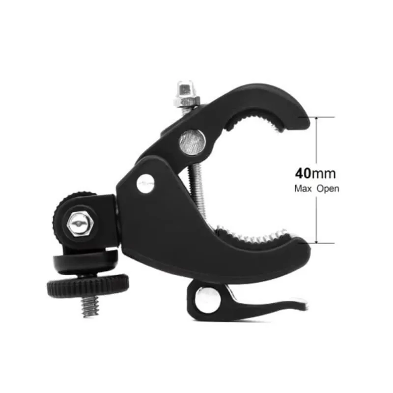 Heavy Duty Handlebar Clamp Mount for GoPro, Insta360 and other Action Cameras