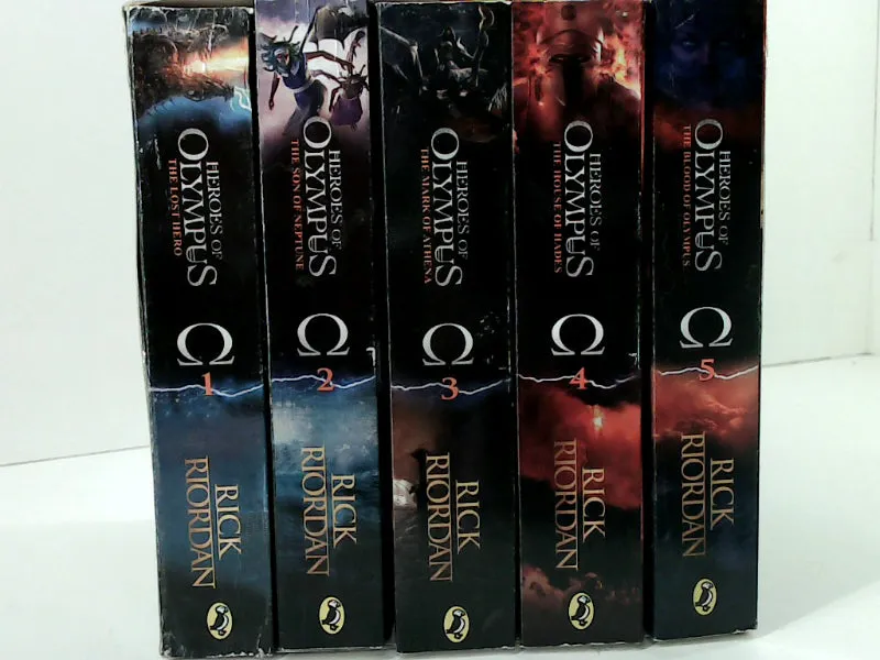 Heroes of Olympus Complete Boxed Set by Rick Riordan