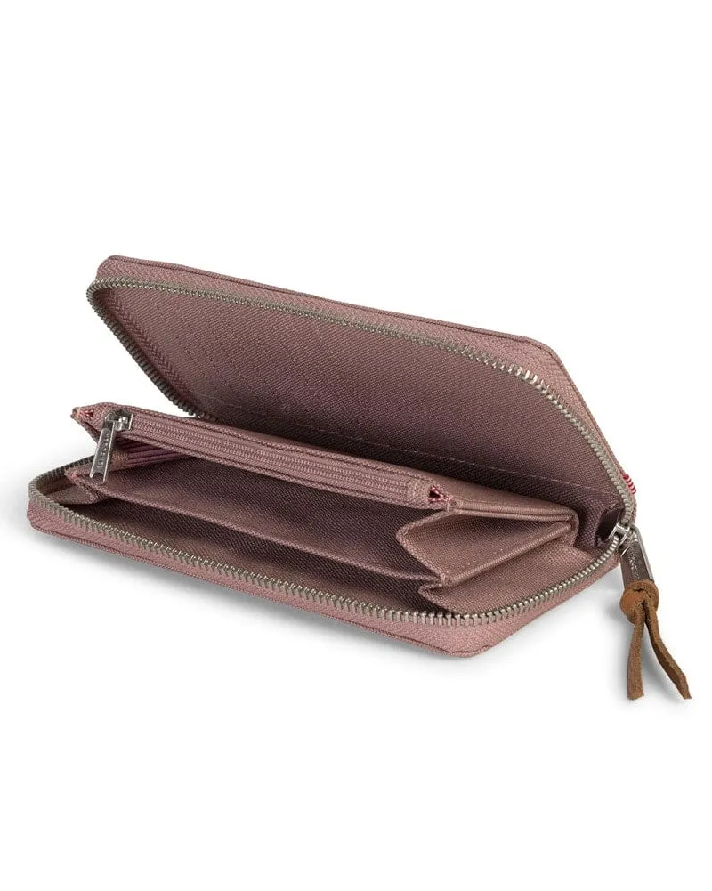 Herschel Supply Co Thomas RFID Clutch Zip Wallet - Ash Rose