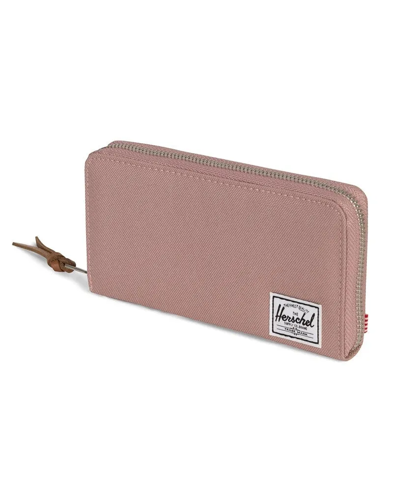 Herschel Supply Co Thomas RFID Clutch Zip Wallet - Ash Rose