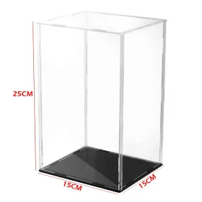 High Transparency 15x15x25CM Acrylic Display Case Dustproof