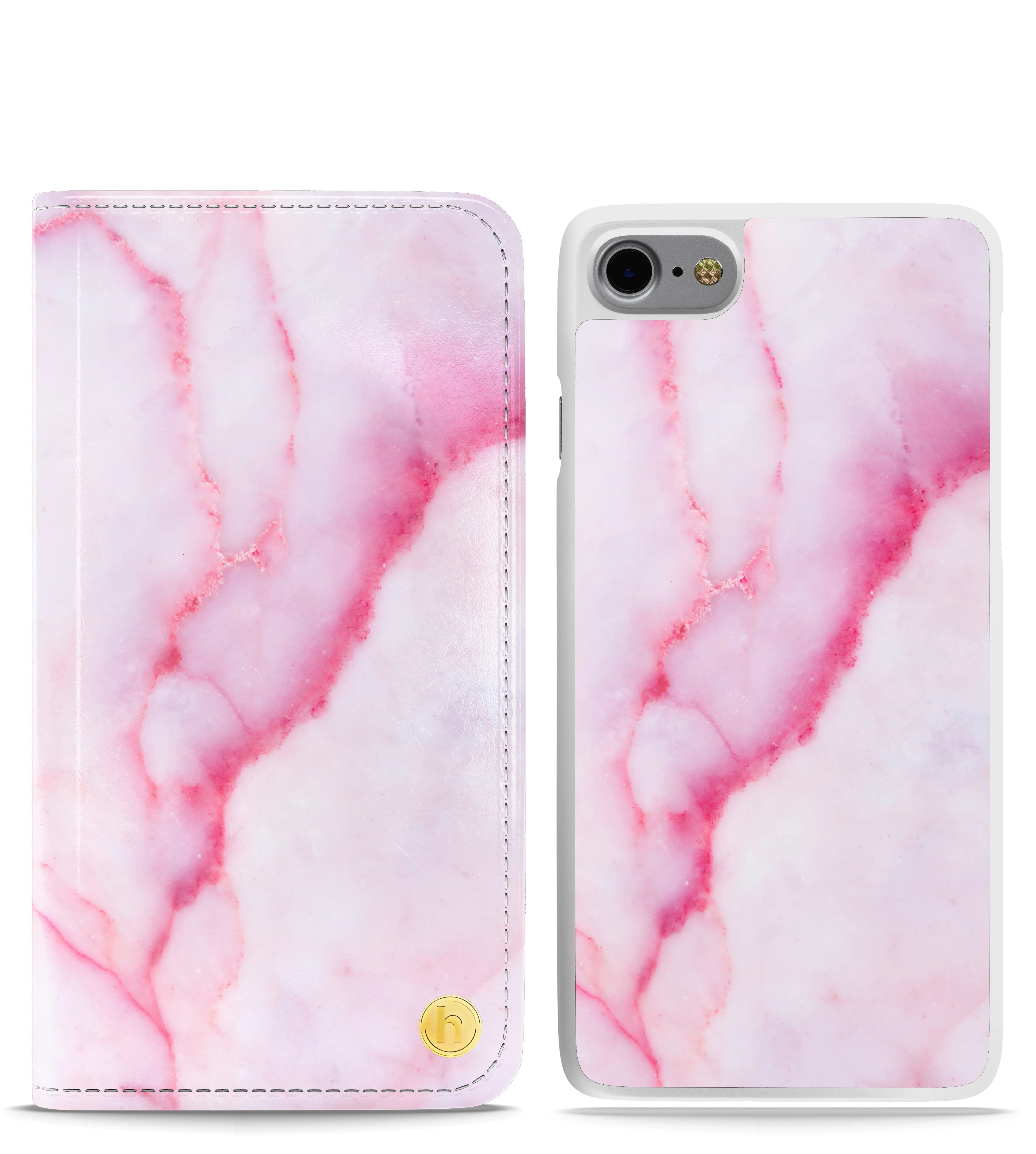 Holdit Style Magnet Wallet Case London Marble Series for iPhone 8/7/6/6S - 3 Card Pockets