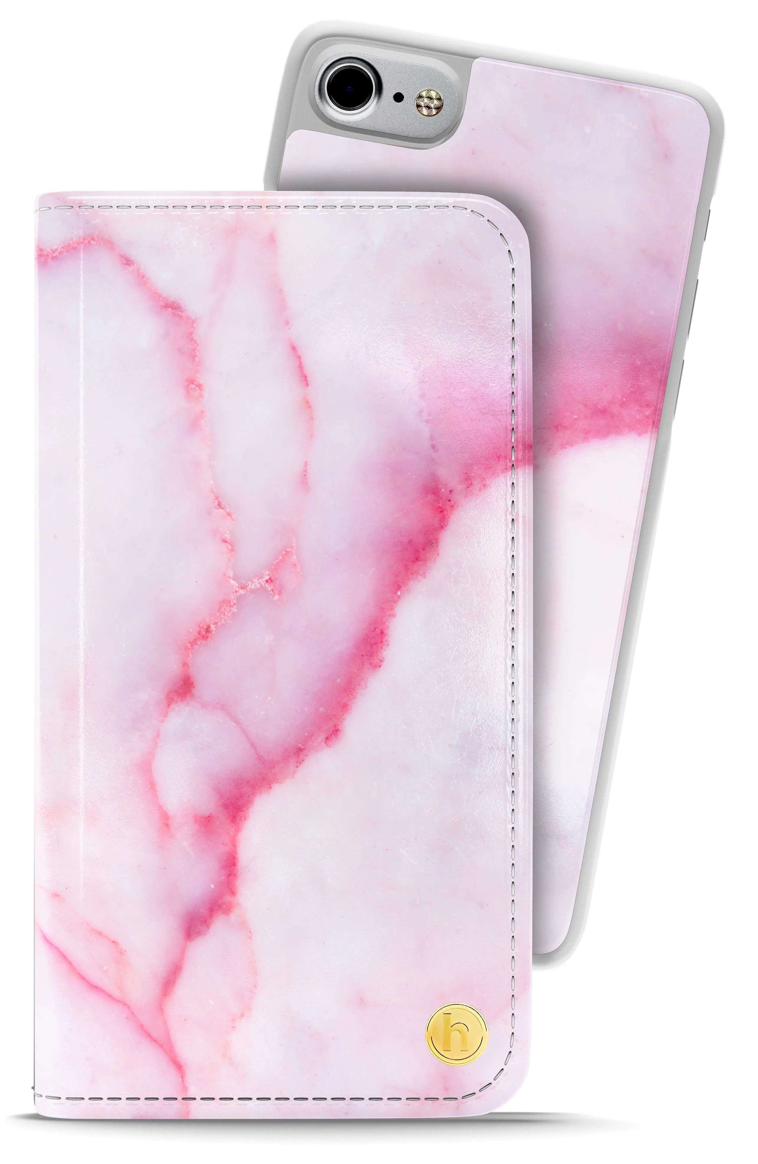 Holdit Style Magnet Wallet Case London Marble Series for iPhone 8/7/6/6S - 3 Card Pockets