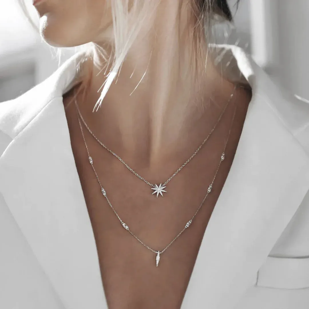 In The Light Of The Stars Layered Adjustable Necklace