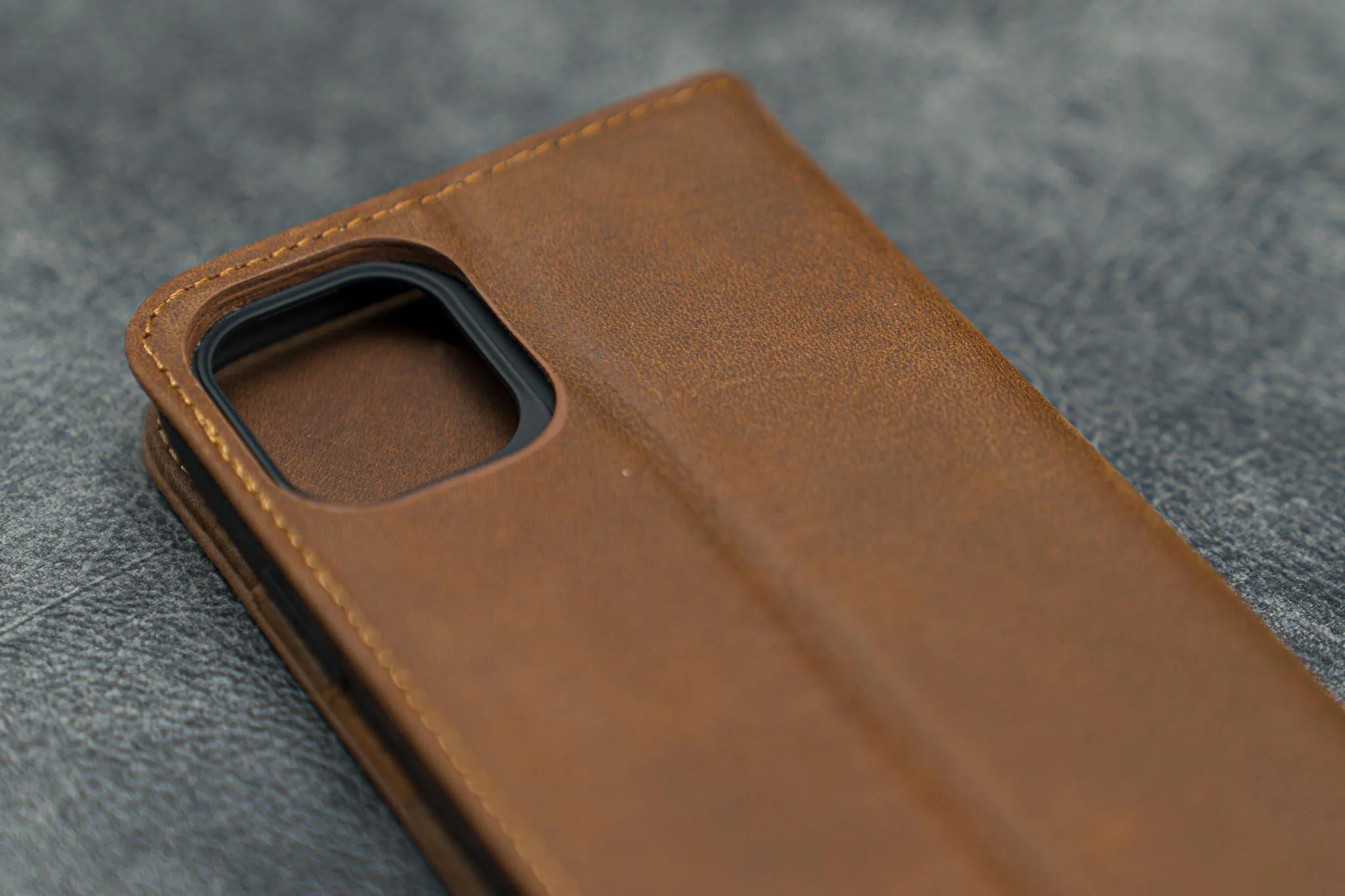 iPhone 11 Pro Max Leather Wallet Case - No.01