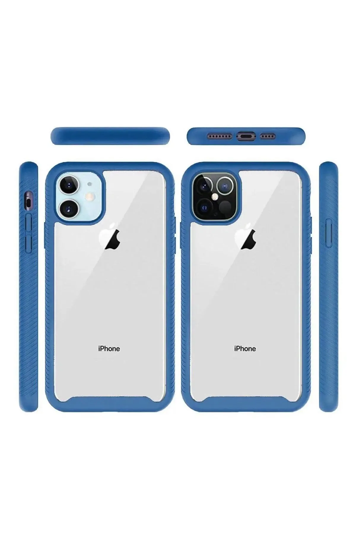 iPhone 12/Pro (6.1 ONLY) SHOCKPROOF TRANSPARENT CASE COVER