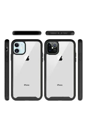 iPhone 12/Pro (6.1 ONLY) SHOCKPROOF TRANSPARENT CASE COVER