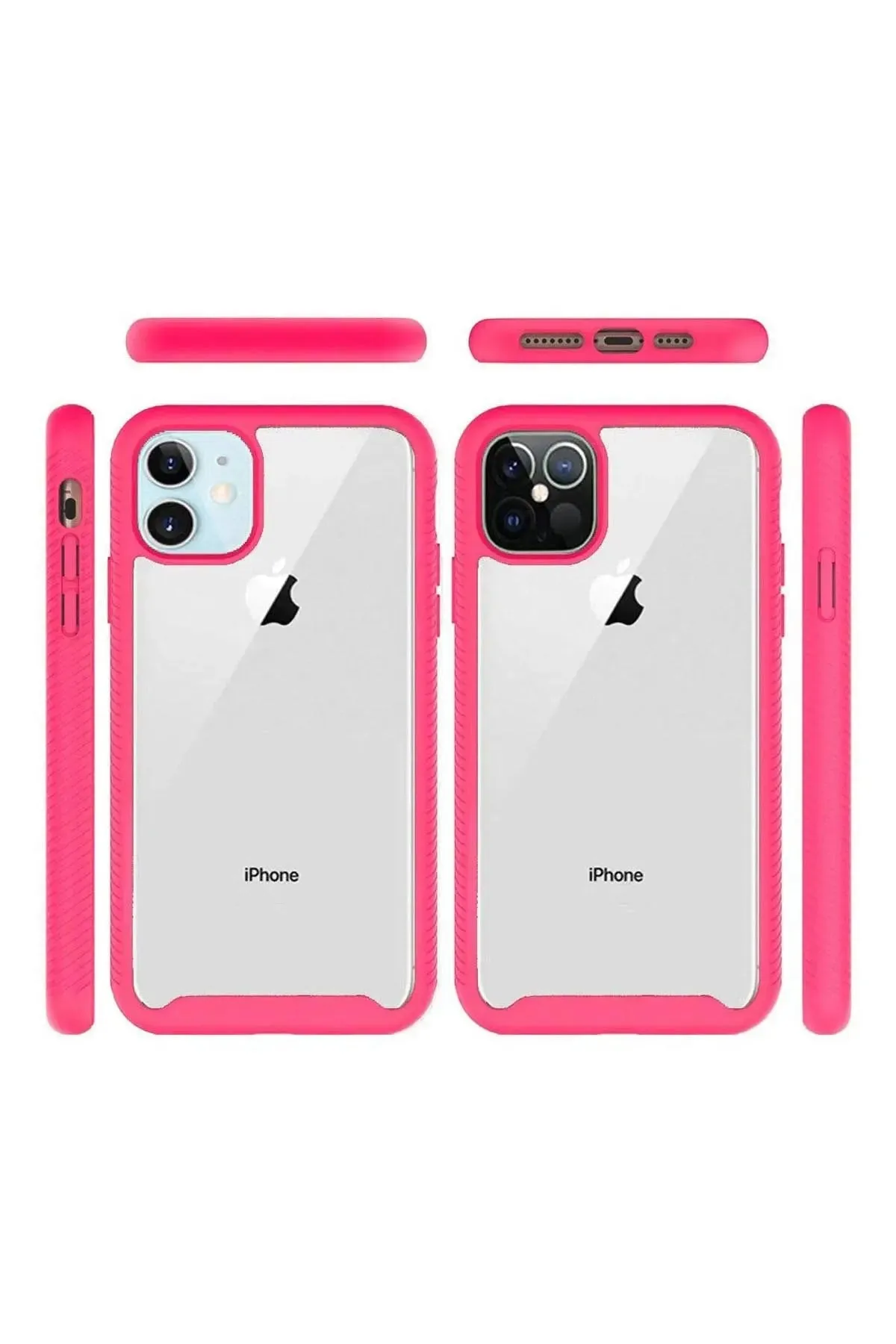 iPhone 12/Pro (6.1 ONLY) SHOCKPROOF TRANSPARENT CASE COVER