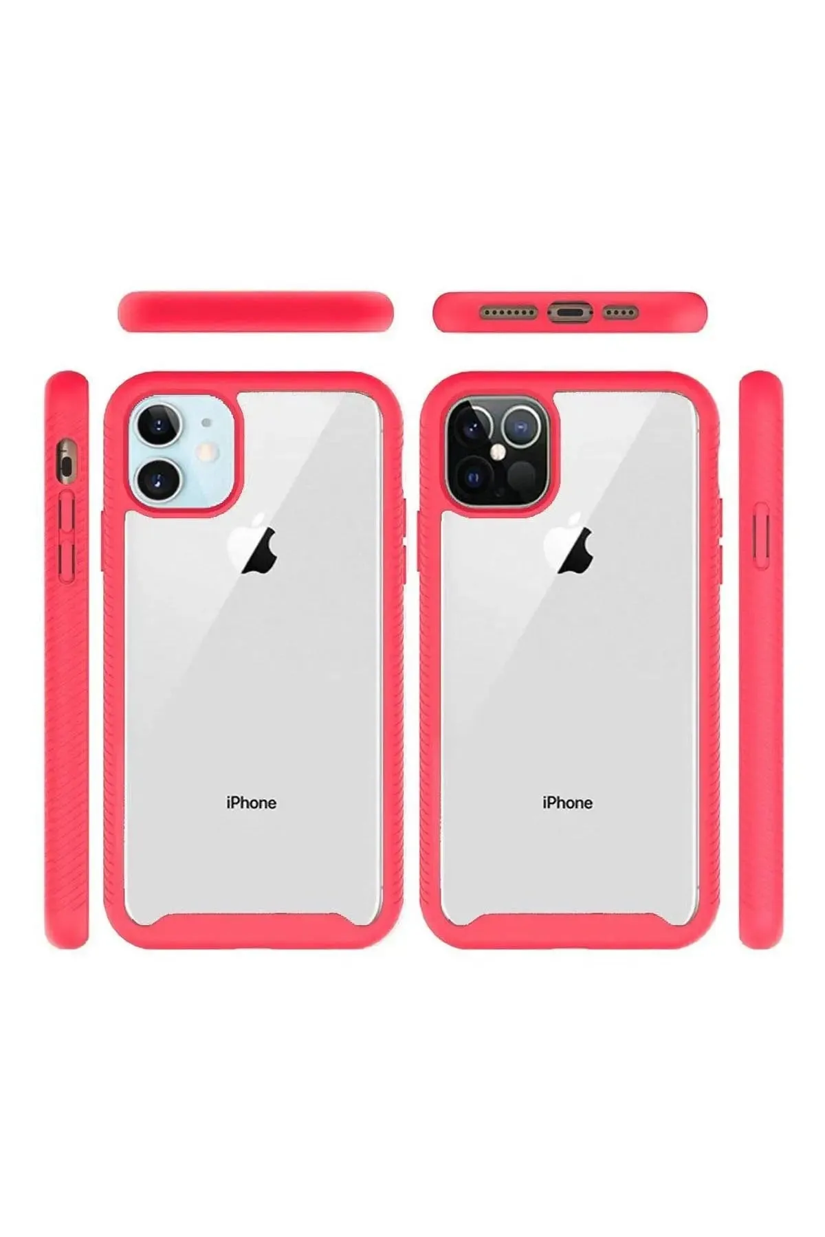 iPhone 12/Pro (6.1 ONLY) SHOCKPROOF TRANSPARENT CASE COVER