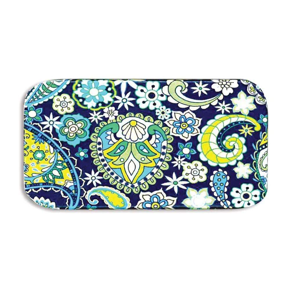 Janlynn Magnetic Storage Case 4.75"X2.5" - Blue Paisley