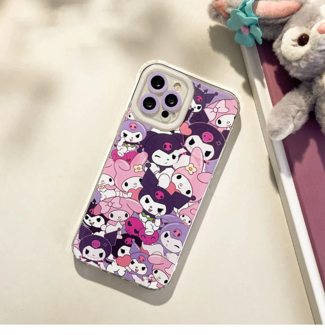 Japanese Cartoon Full MM KU iPhone Case 6 7 8 PLUS SE2 XS XR X 11 12 13 14 15 Pro Promax 12mini 13mini