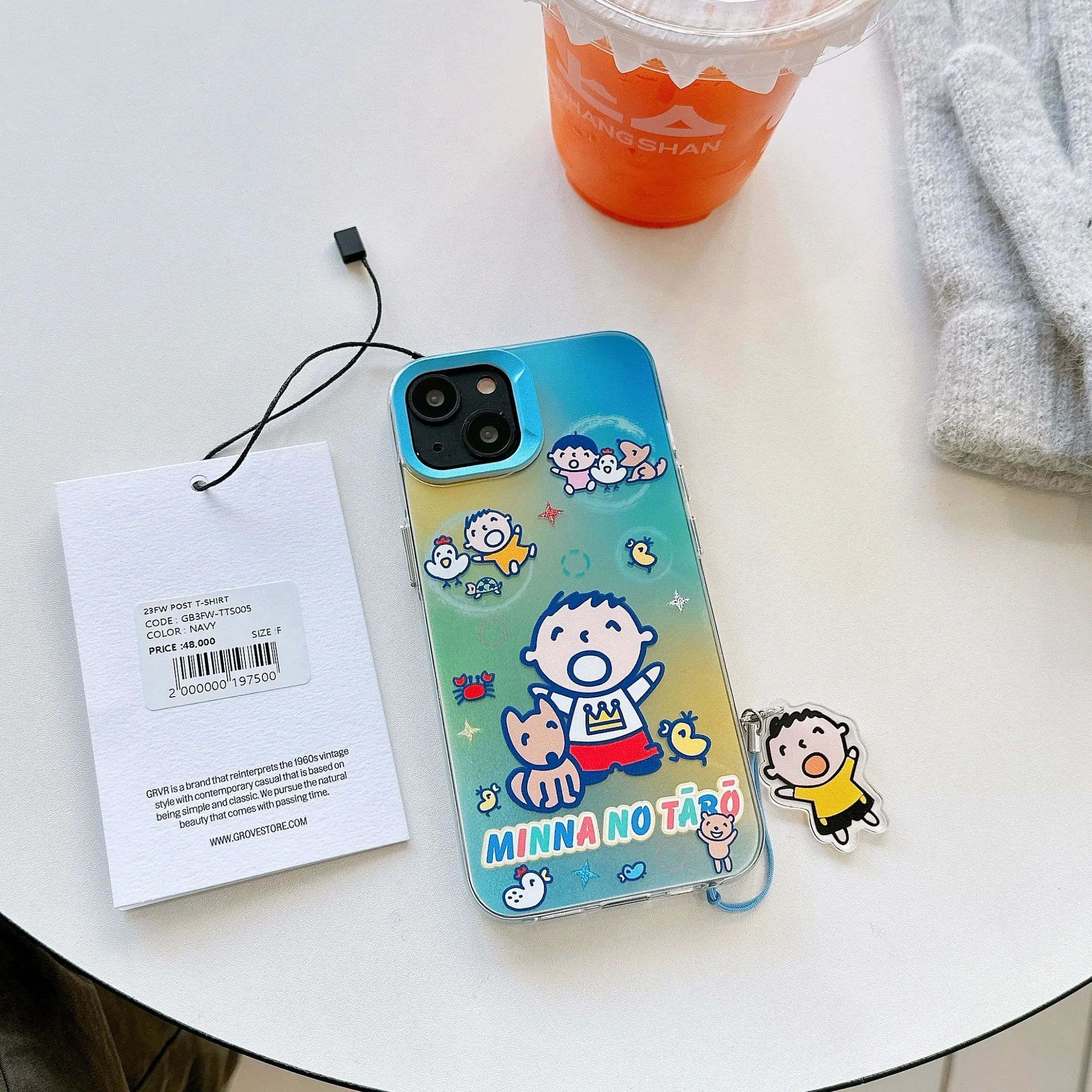 Japanese Cartoon iPhone Case with Strap | Laser Bad Badtz Maru Minna No Tabo - iPhone CasePhone Case  7 8 PLUS SE2 XS XR X 11 12 13 14 15 16 Pro Promax 12mini 13mini