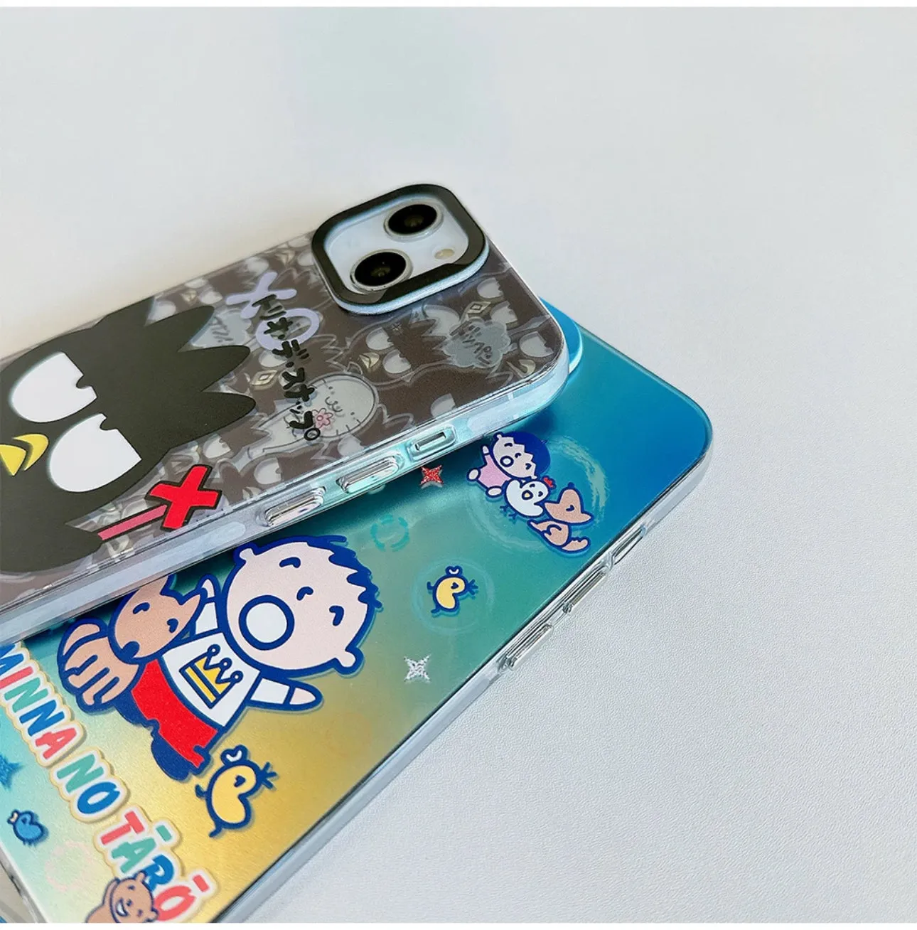 Japanese Cartoon iPhone Case with Strap | Laser Bad Badtz Maru Minna No Tabo - iPhone CasePhone Case  7 8 PLUS SE2 XS XR X 11 12 13 14 15 16 Pro Promax 12mini 13mini