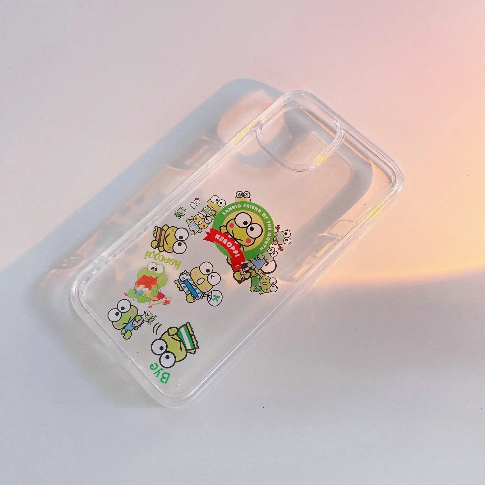 Japanese Cartoon Keroppi KP QuickSand iPhone Case 14 13 12 11 XS XR Pro Max Plus