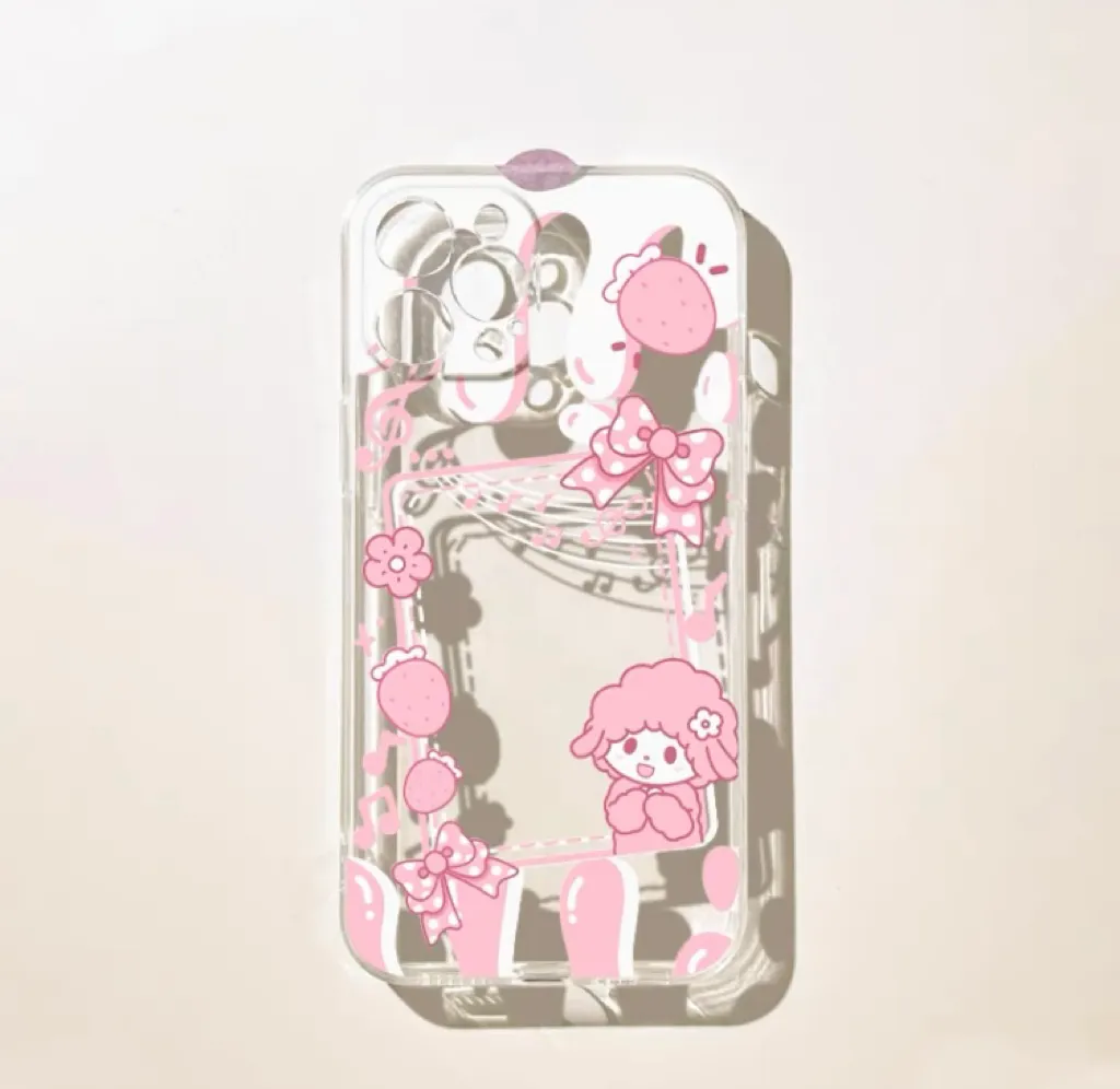 Japanese Cartoon Piano with Dessert Photo Frame iPhone Case 6 7 8 PLUS SE2 XS XR X 11 12 13 14 15 Pro Promax 12mini 13mini