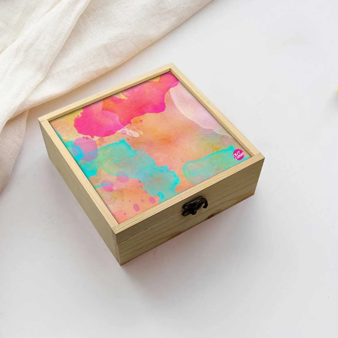 Jewellery Box Makepup Organizer -  Multi Watercolor